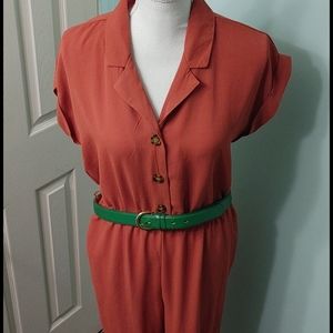 Burn orange jumpsuit